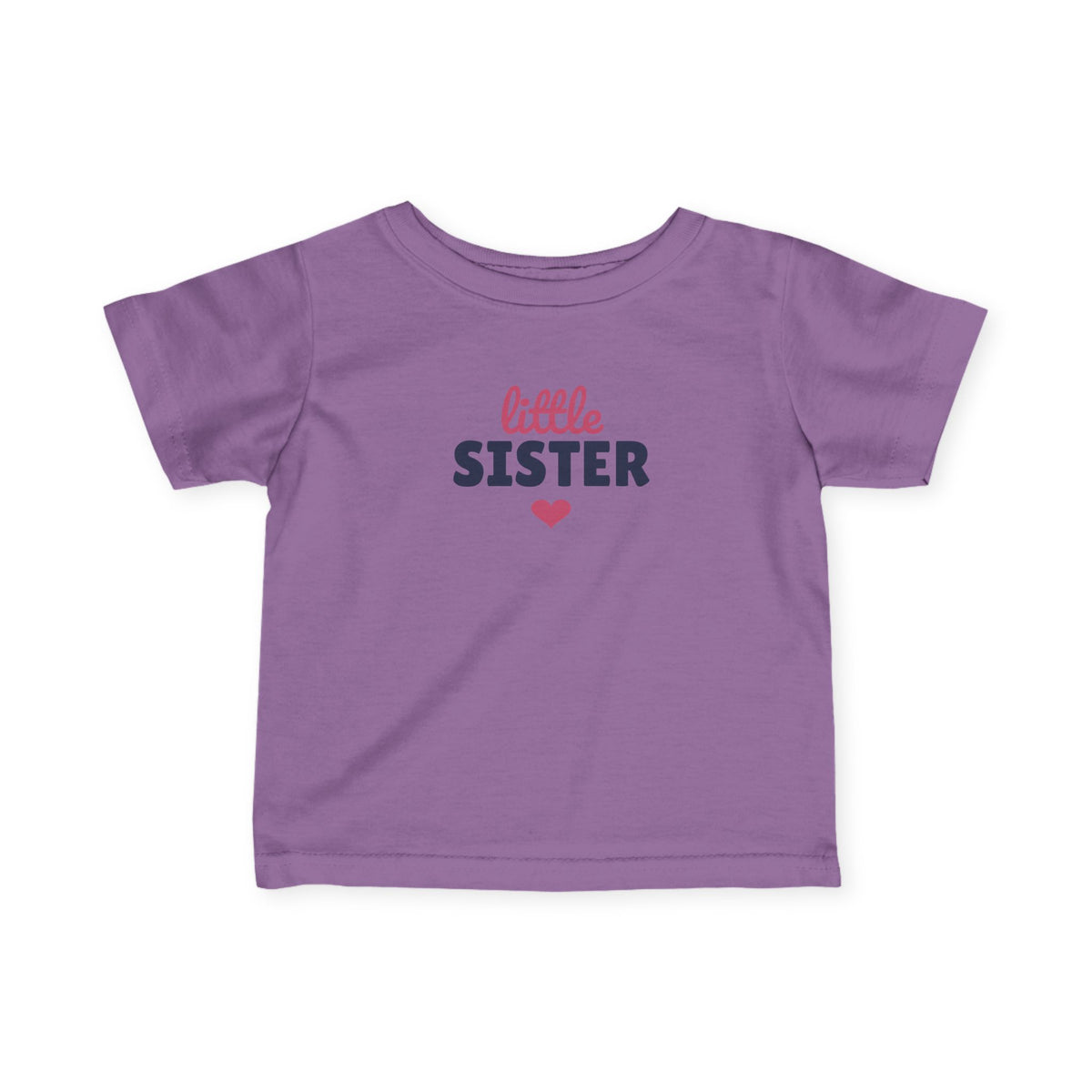 Little Sister Baby T-Shirt, Matching Sibling Infant Tee