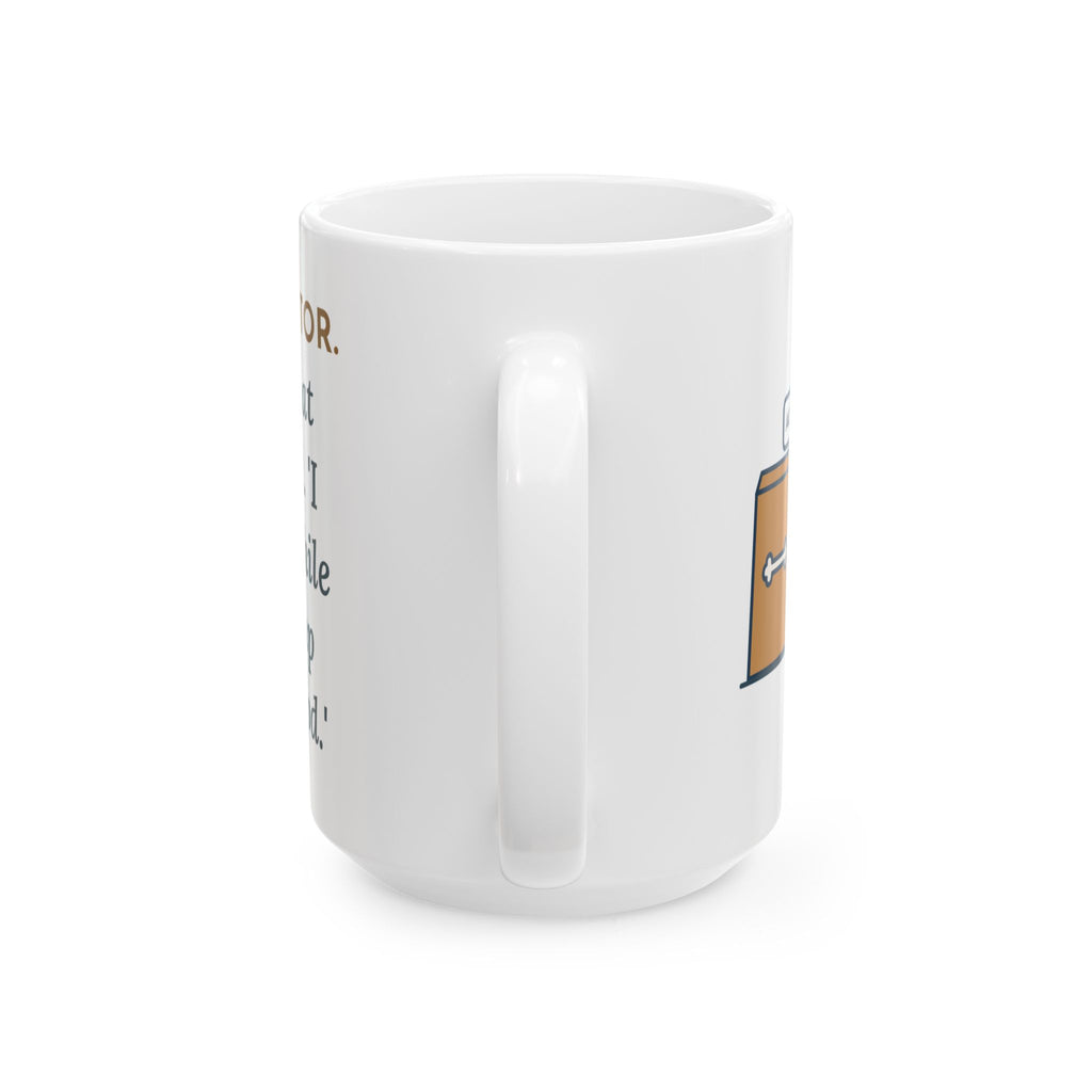 Asked What Happened, I Sneezed While Picking Up the Dog Food 15oz Mug, Large Funny Chiropractor Coffee Mug