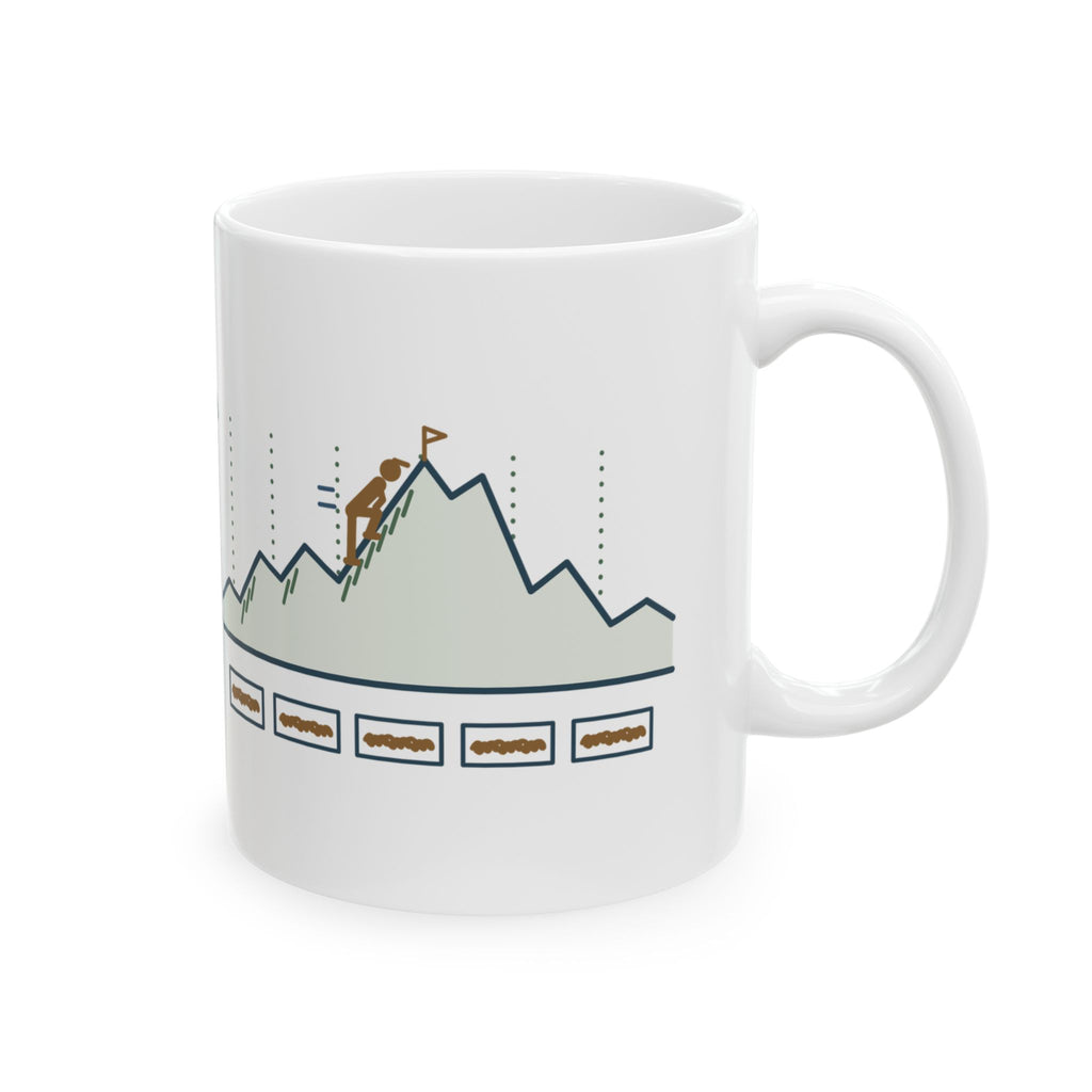 Trail Running Coffee Mug - Ask Me About the Vert, Not the Pace 11oz Race Morning Mug
