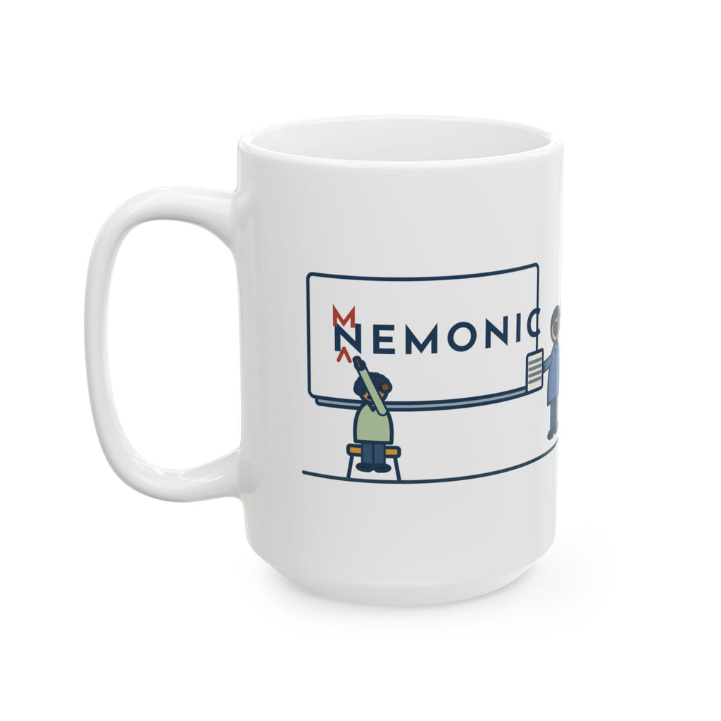 Large Spelling Bee Mug 15oz - Second Grader Added the Silent M