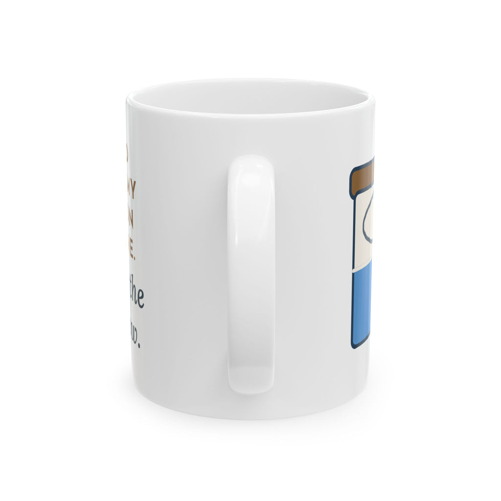 Cavapoo Mug, Claimed My Pillow on Night One, I Sleep on the Corner Now, Funny Coffee Mug 11oz