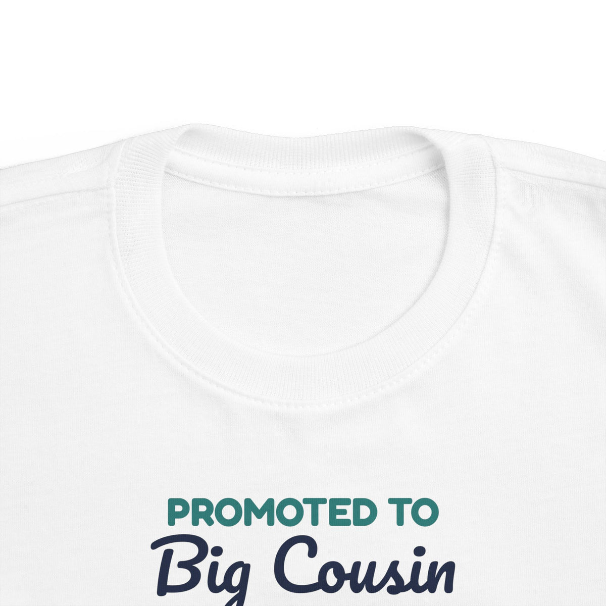 Promoted to Big Cousin Toddler T-Shirt, Cousin Announcement Tee
