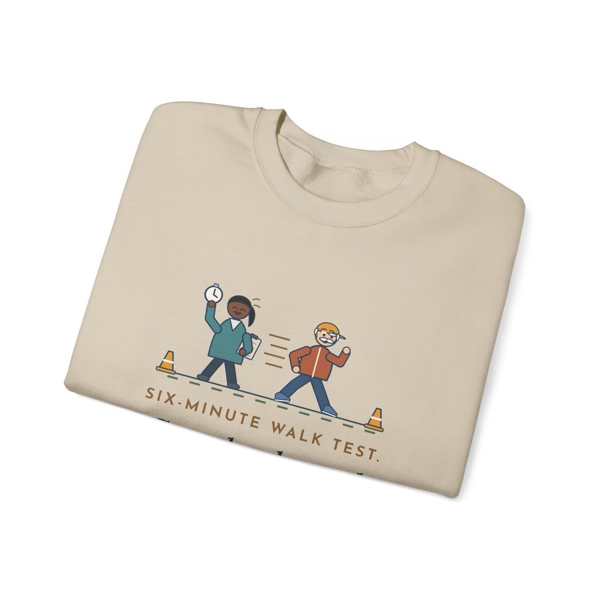 Pulmonary Rehab Nurse Crewneck Sweatshirt - Grandpa Lapped the Nurse