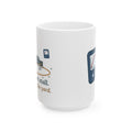 Large 15oz BBQ Smoker Mug - Brisket Stall. Pacing the Yard. Pitmaster Coffee Mug
