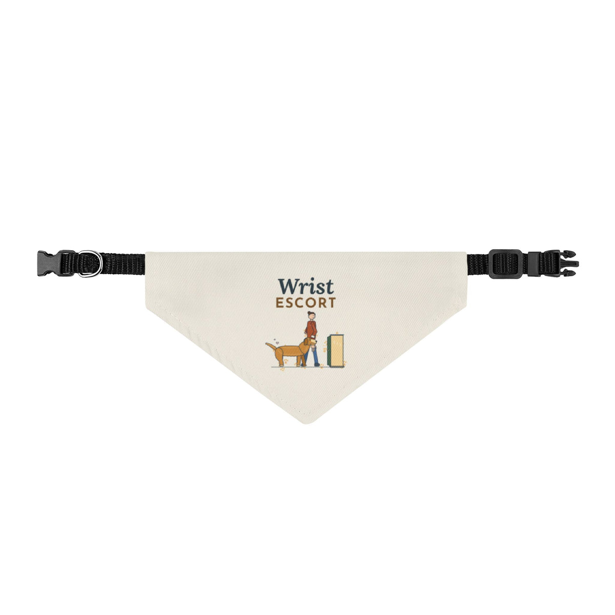 Golden Retriever Dog Bandana - Wrist Escort Clip-On Pet Bandana