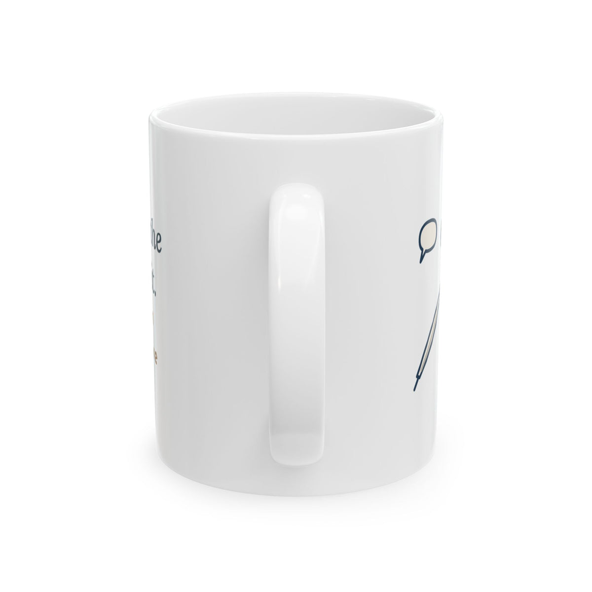 Shakespeare Quote Mug, Brevity Is the Soul of Wit, Literary Endless Scroll Coffee Mug 11oz