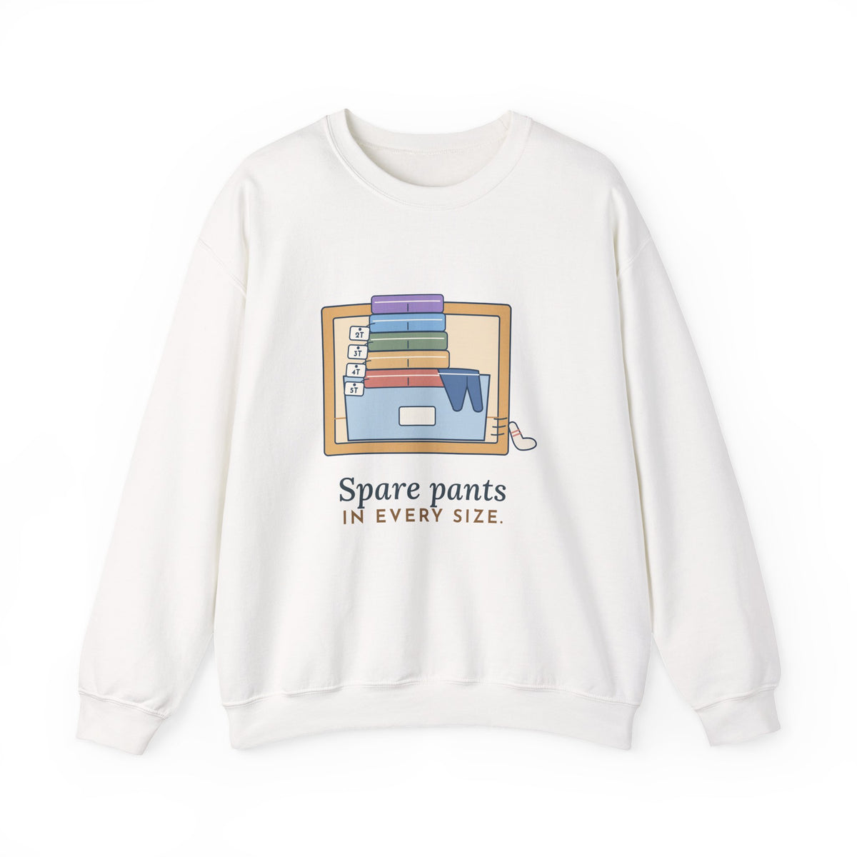 Preschool Teacher Crewneck Sweatshirt - Spare Pants in Every Size Gift