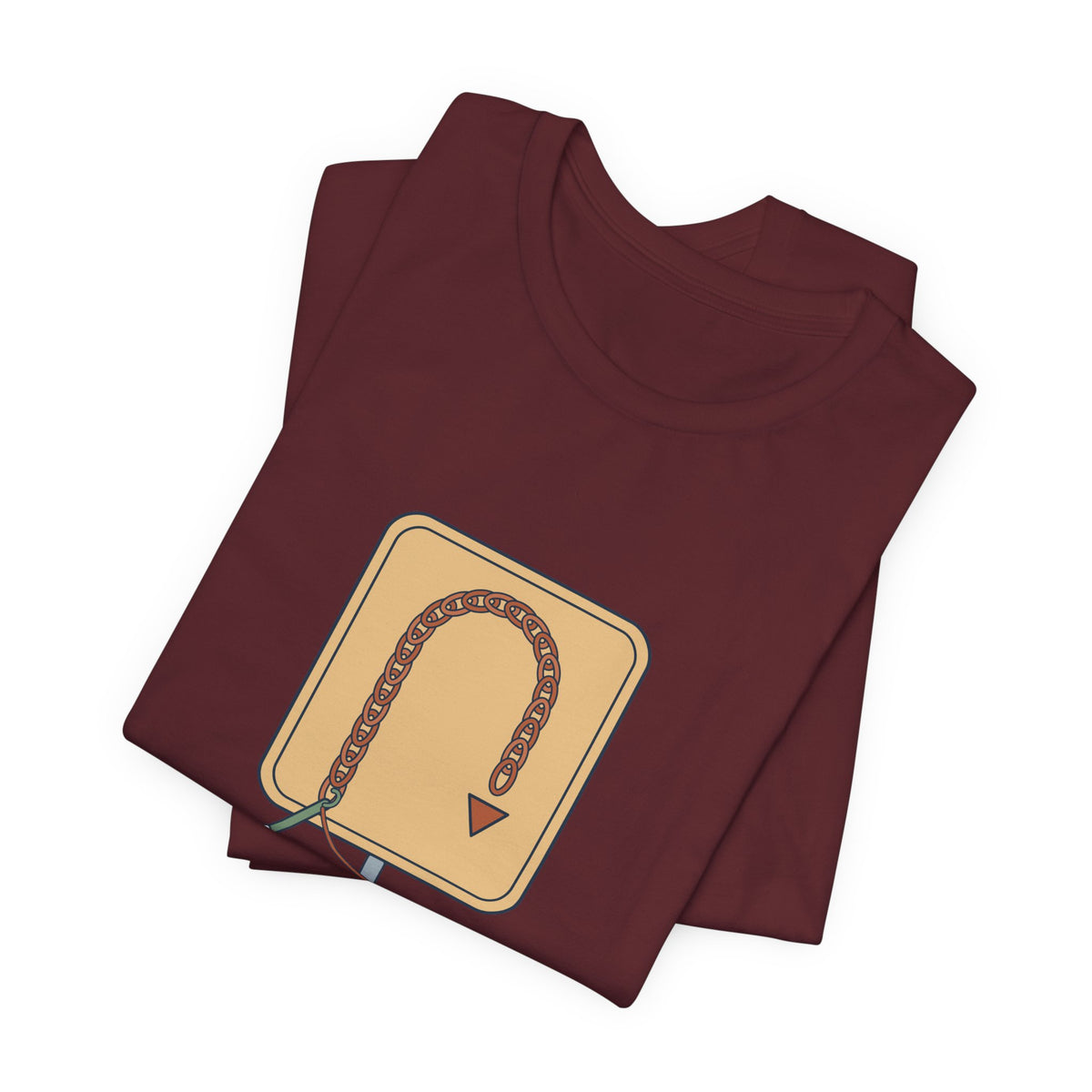 Crochet T-Shirt - Chain One, Turn. Funny Crochet Pattern Tee