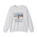 Parting Is Such Sweet Sorrow Sweatshirt, Literary Shakespeare Quote Crewneck with Cafe Window