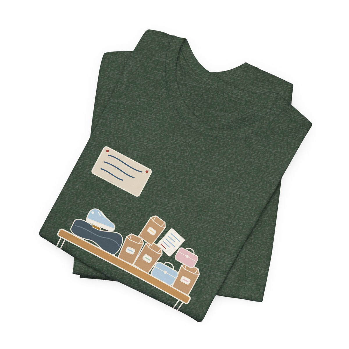 School Secretary T-Shirt - The Forgotten-Lunch Table Is Full Front Office Tee