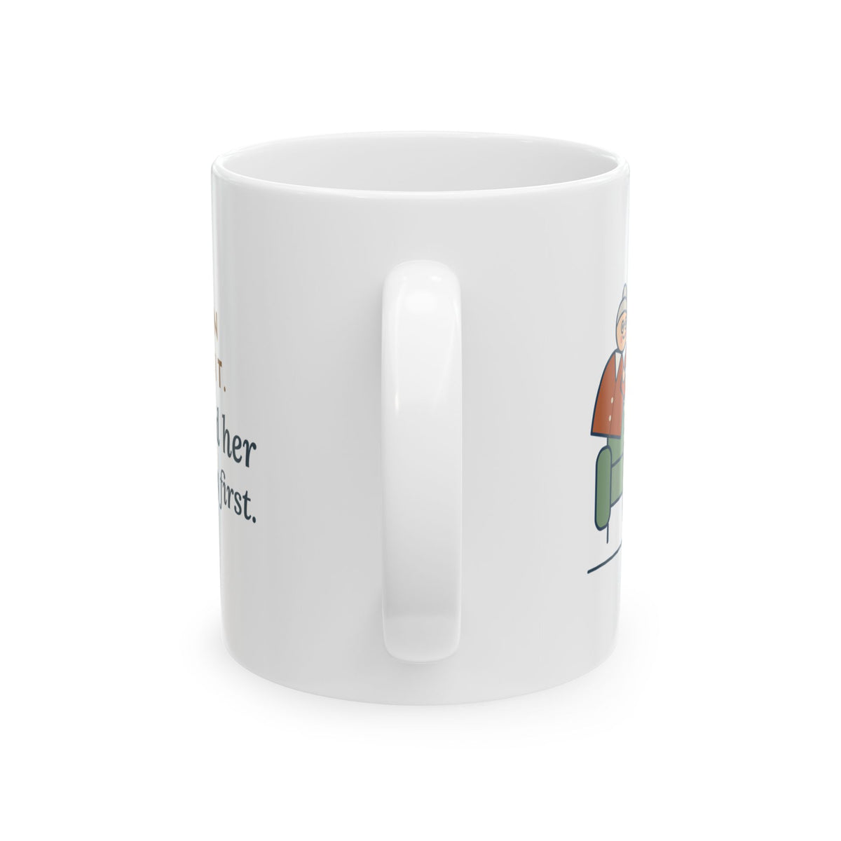 Public Health Nurse Mug - Newborn Home Visit, Grandma Had Her Questions Ready 11oz Mug