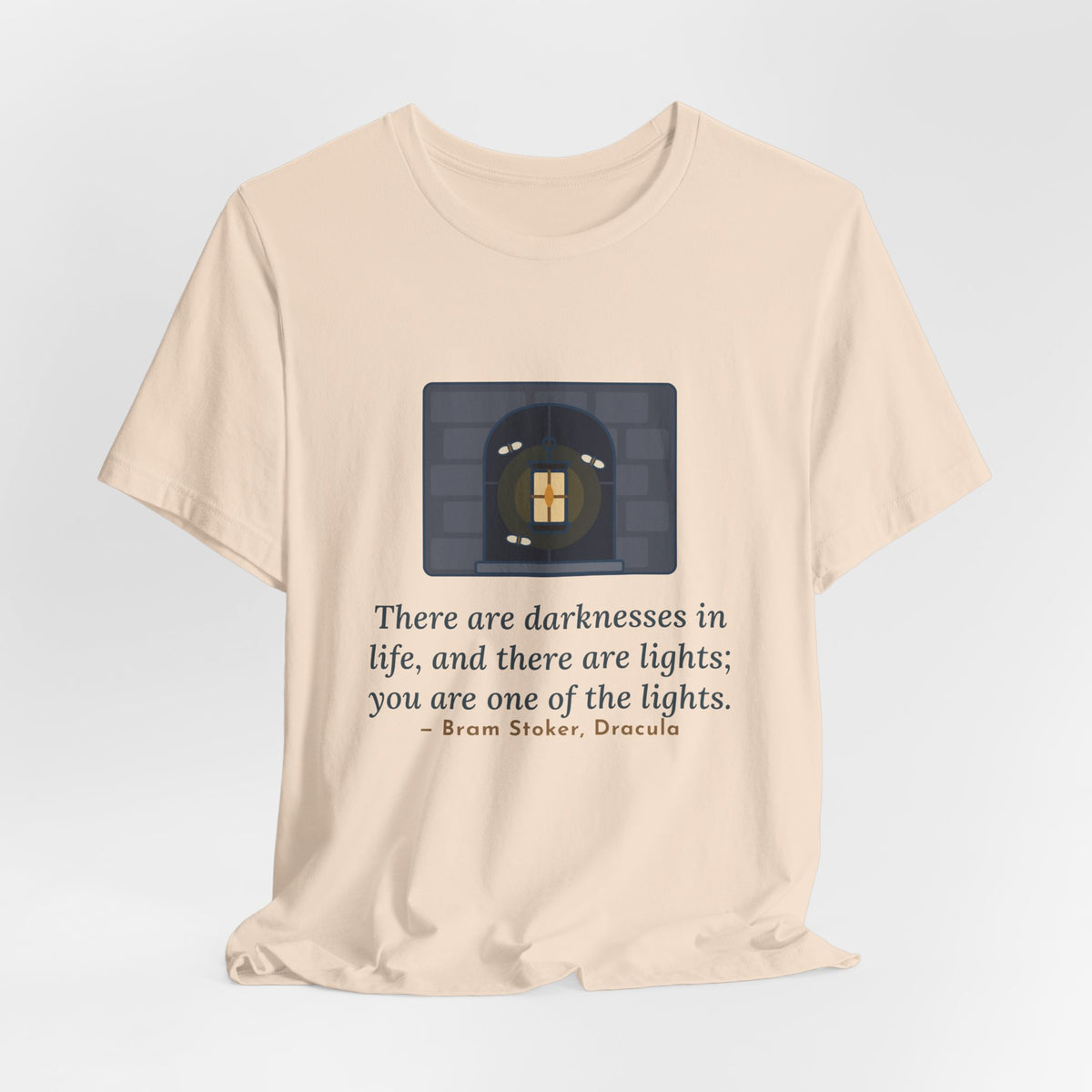 Bram Stoker Quote T-Shirt, You Are One of the Lights, Love Lantern in the Window Tee