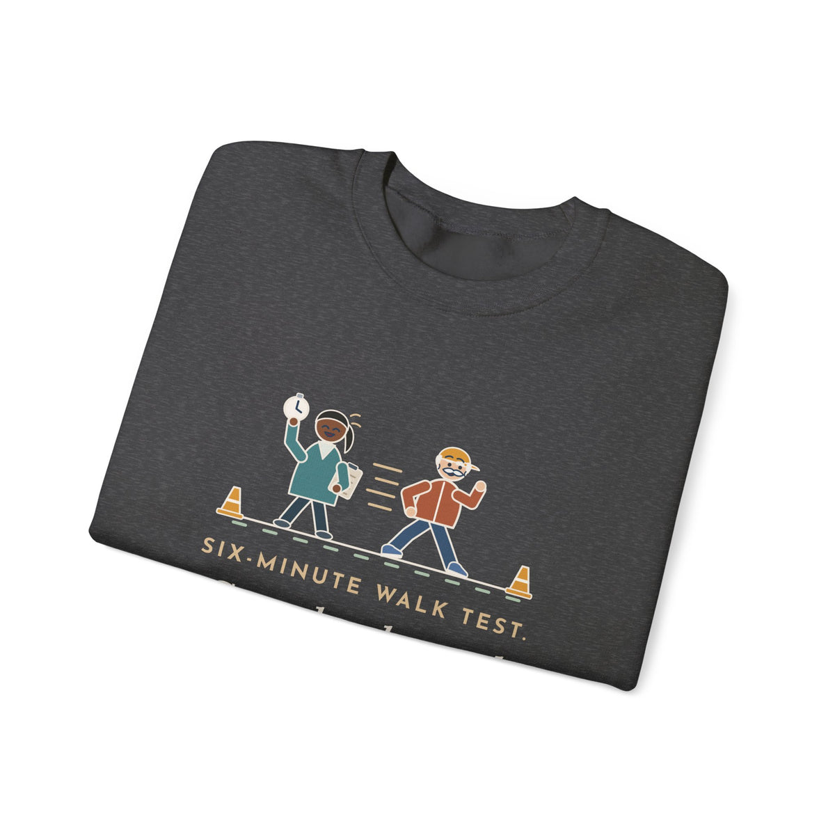 Pulmonary Rehab Nurse Crewneck Sweatshirt - Grandpa Lapped the Nurse