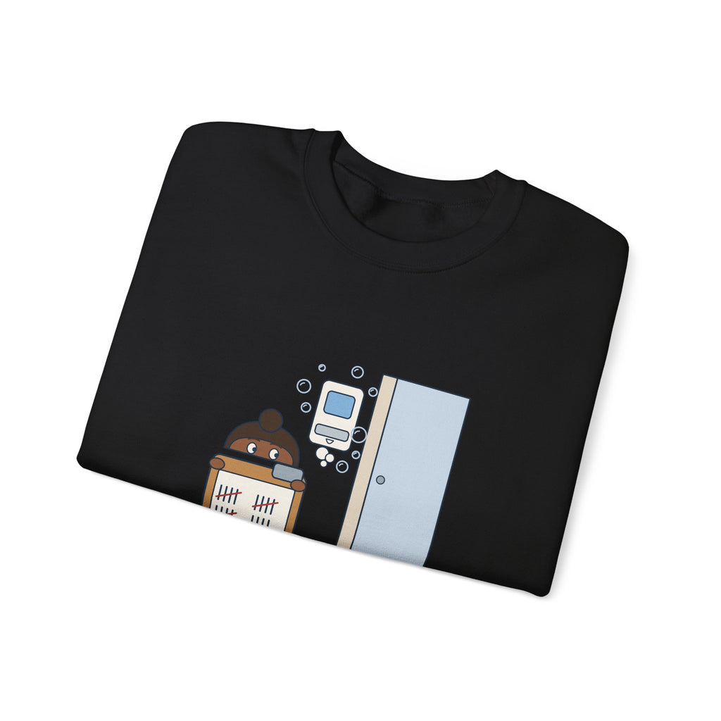 Infection Preventionist Crewneck Sweatshirt - Foam In. Foam Out. I'm Counting.