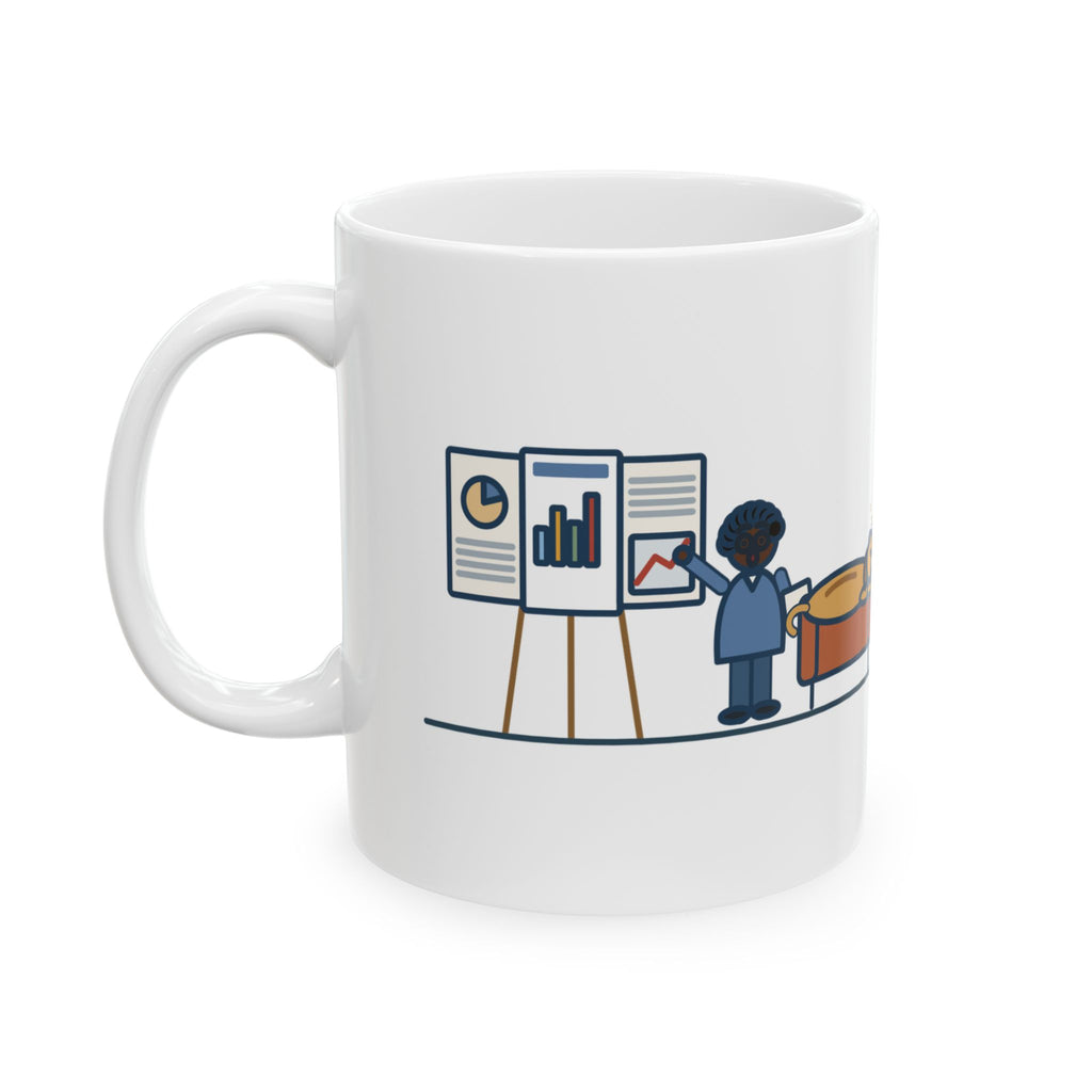 Doctor of Nursing Practice Mug, Read My Capstone Poster to the Dog Four Times Before the Defense, Funny Coffee Mug 11oz