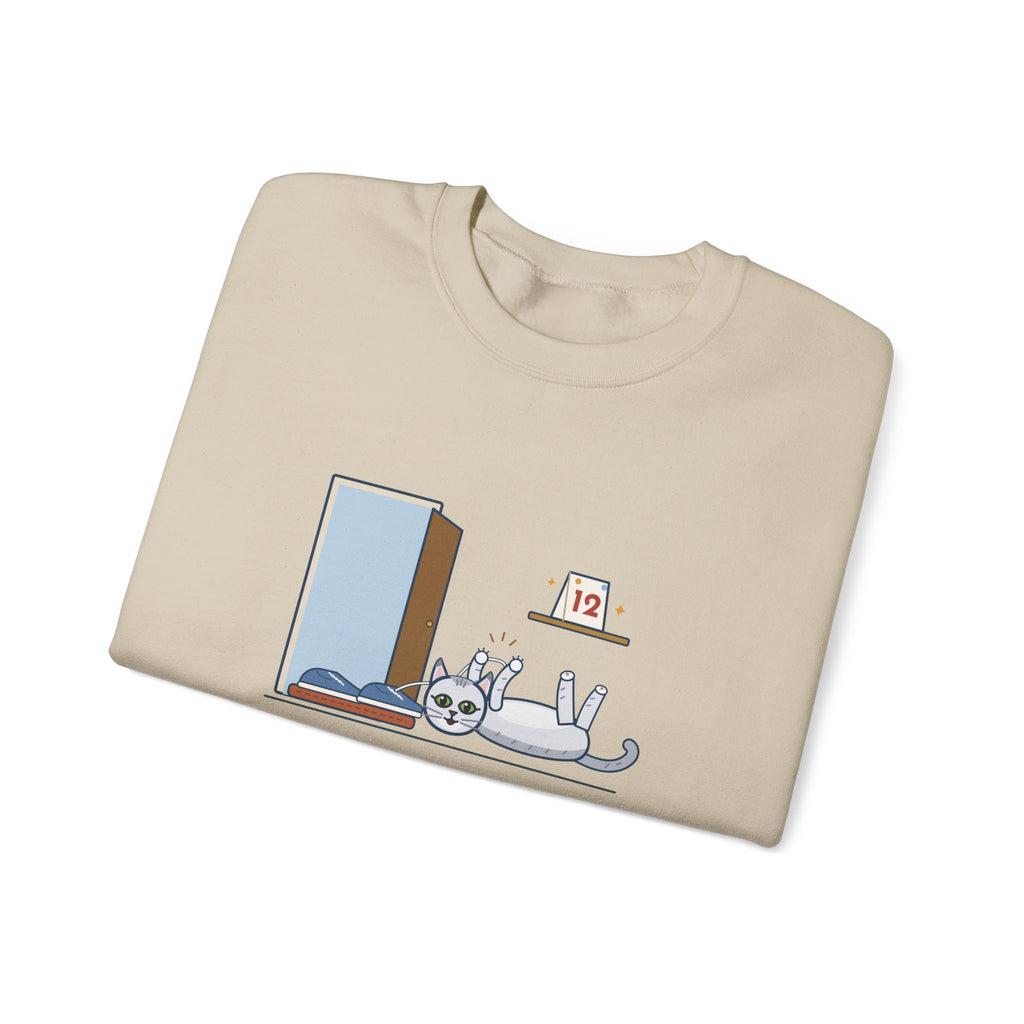 Burmilla Crewneck Sweatshirt - Twelve and Still Pouncing on Shoelaces Cat Owner Gift