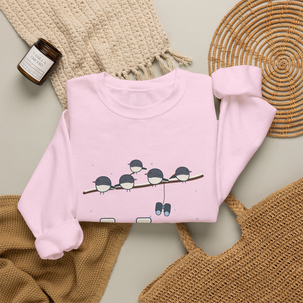 Winter Birders Crewneck Sweatshirt - Counting Juncos Until My Toes File a Complaint