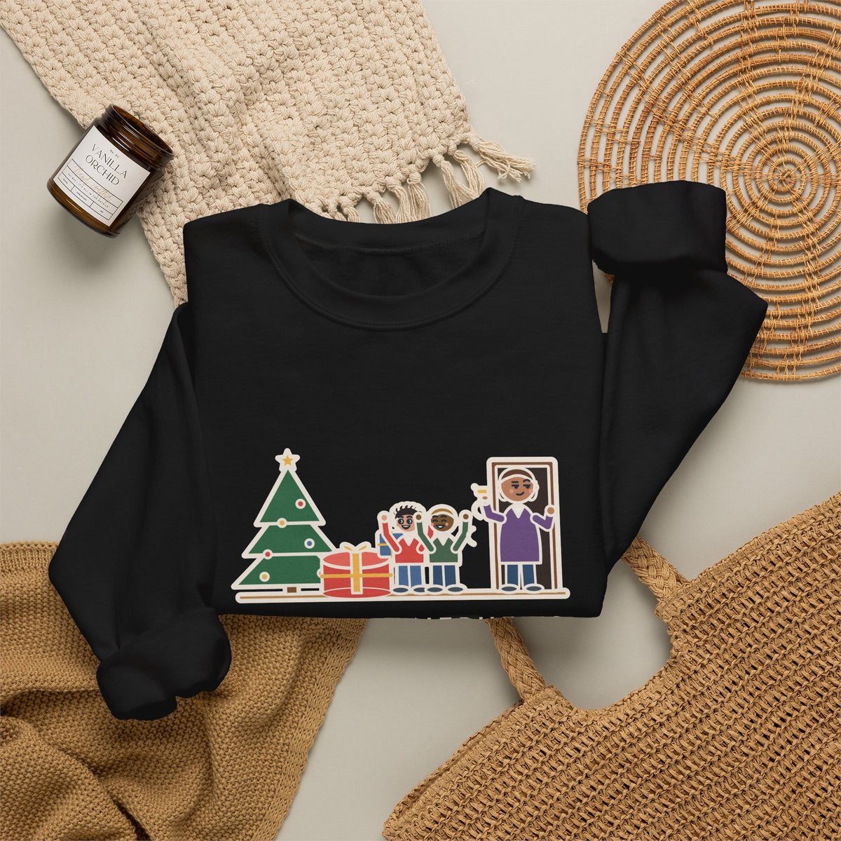 Aunt and Uncle Sweatshirt, Gave the Nephews a Drum Set, Left Before They Opened It, Funny Quick Exit Crewneck