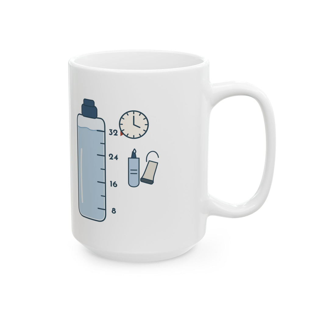 Large 15oz Ultrasound Tech Mug - Drink 32 Ounces. Now Hold It Until I Call You.