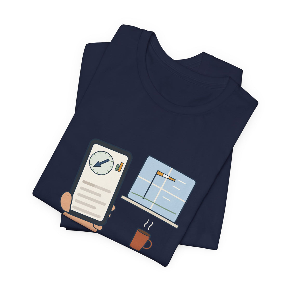 General Aviation Pilot T-Shirt - I Check the Winds Before I Check the News
