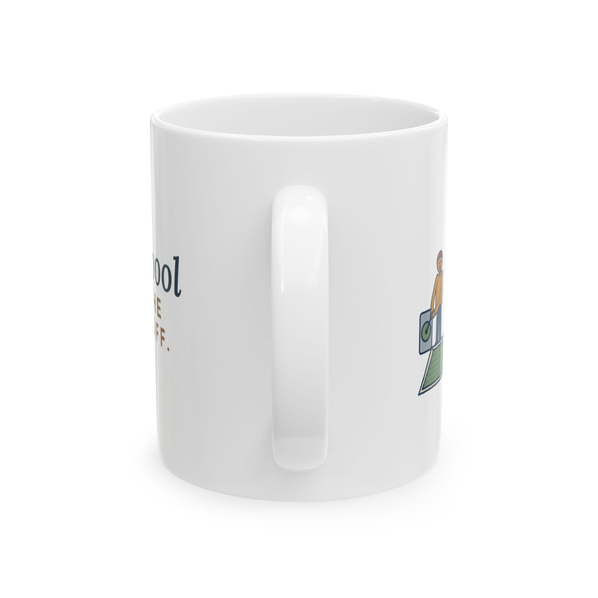 Portuguese Water Dog Mug - Into the Pool Before the Cover Is Off 11oz Coffee Mug