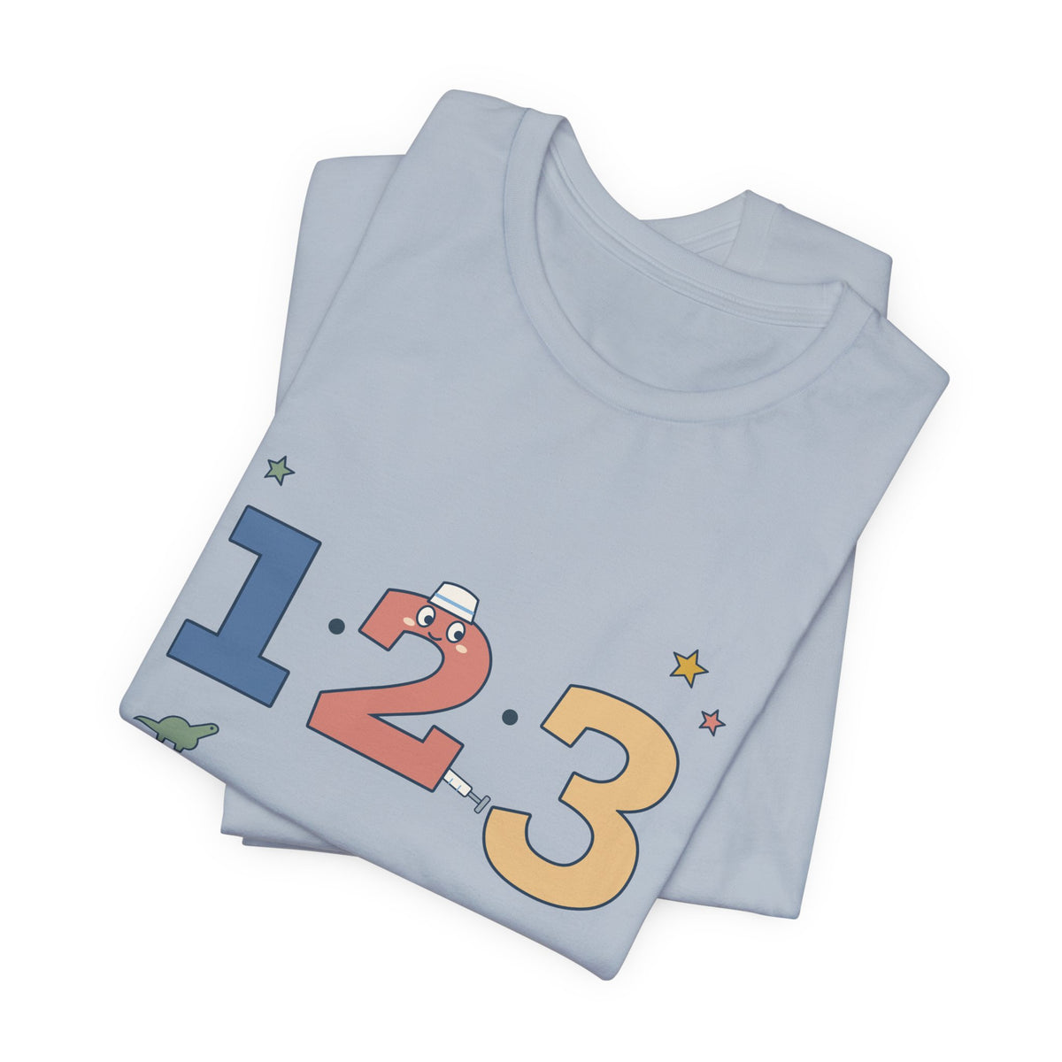 Pediatric Nurse T-Shirt - We Go on Three. I Go on Two. Funny Peds Nurse Tee