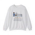 Dog Walker Sweatshirt, Walked the Dog One Block, Took Forty Minutes, Funny Fence Post Sniff Crewneck
