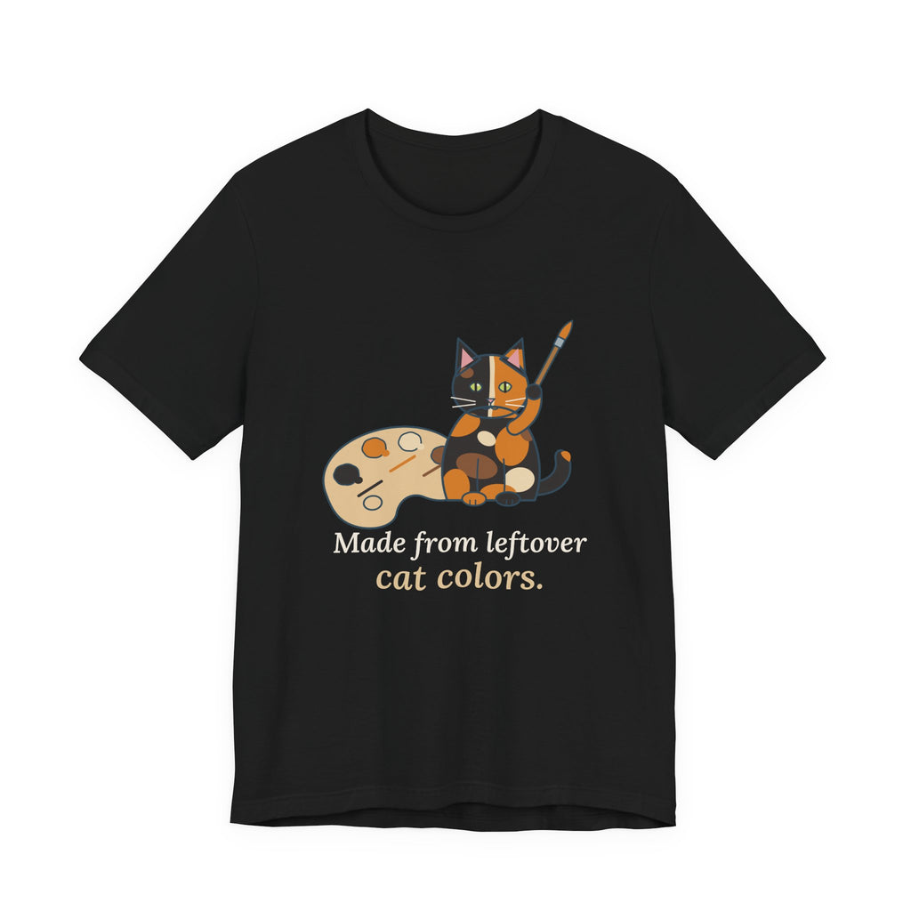 Tortoiseshell Cat T-Shirt - Made From Leftover Cat Colors Tortie Cat Tee
