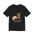 Tortoiseshell Cat T-Shirt - Made From Leftover Cat Colors Tortie Cat Tee