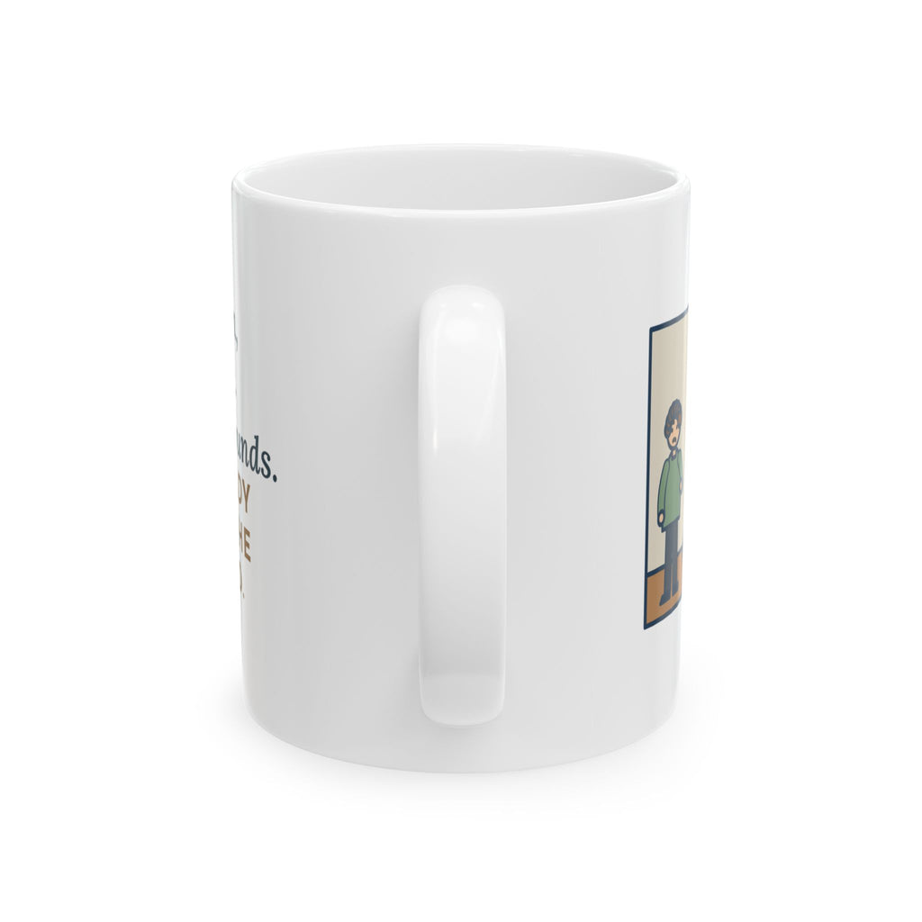 New Kitten Mug, Week One, Two Pounds, Already Claimed the Dog's Bed, Funny Coffee Mug 11oz