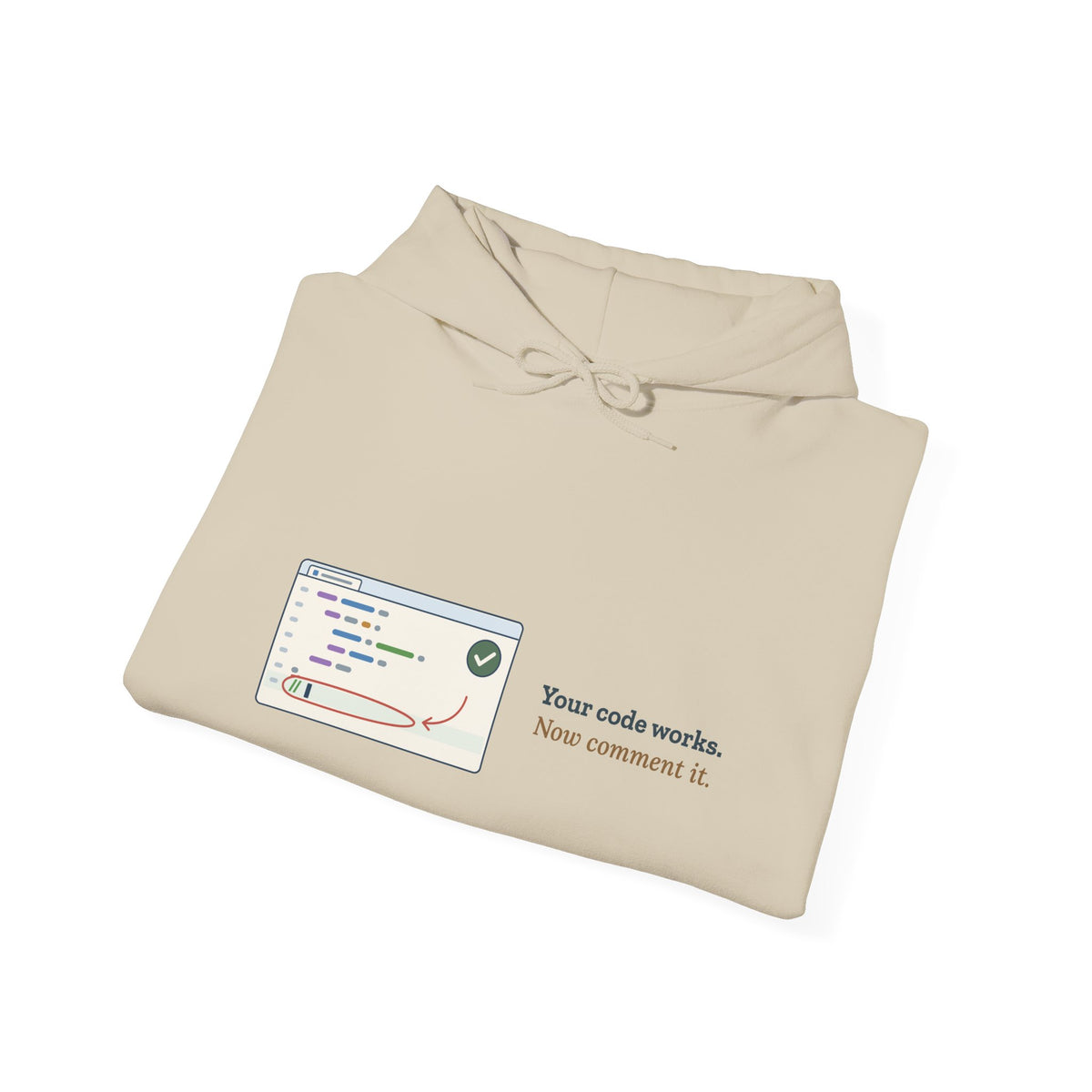 Computer Science Teacher Hoodie - Your Code Works. Now Comment It. Coding Teacher Gift