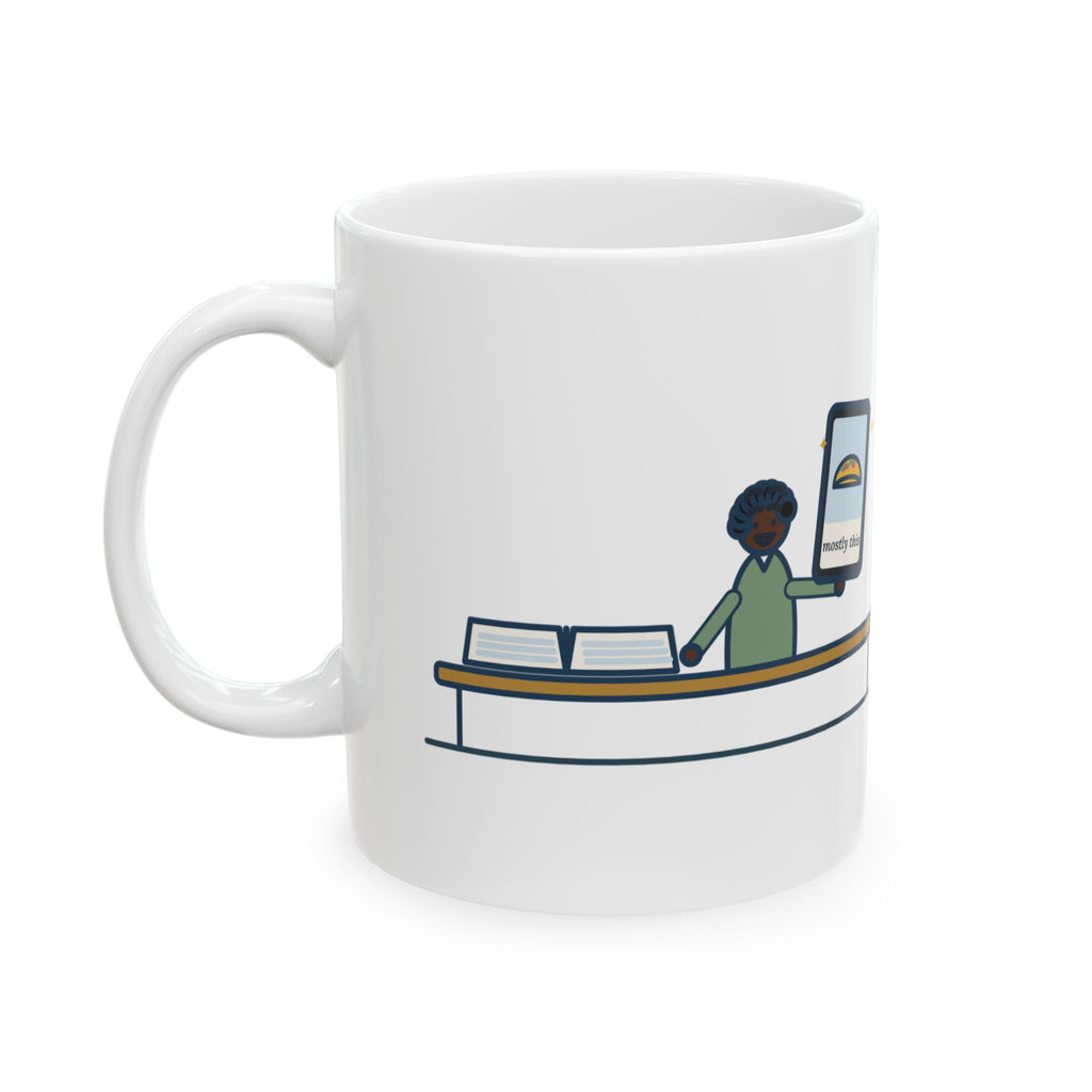 Dietitian Mug, Asked for a Food Diary, Got a Photo of One Taco and the Words Mostly This, Funny Coffee Mug 11oz