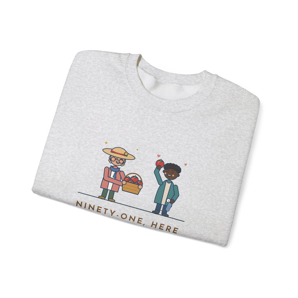 Geriatric Primary Care Nurse Crewneck Sweatshirt - Checkup Day Garden Tomatoes Gift