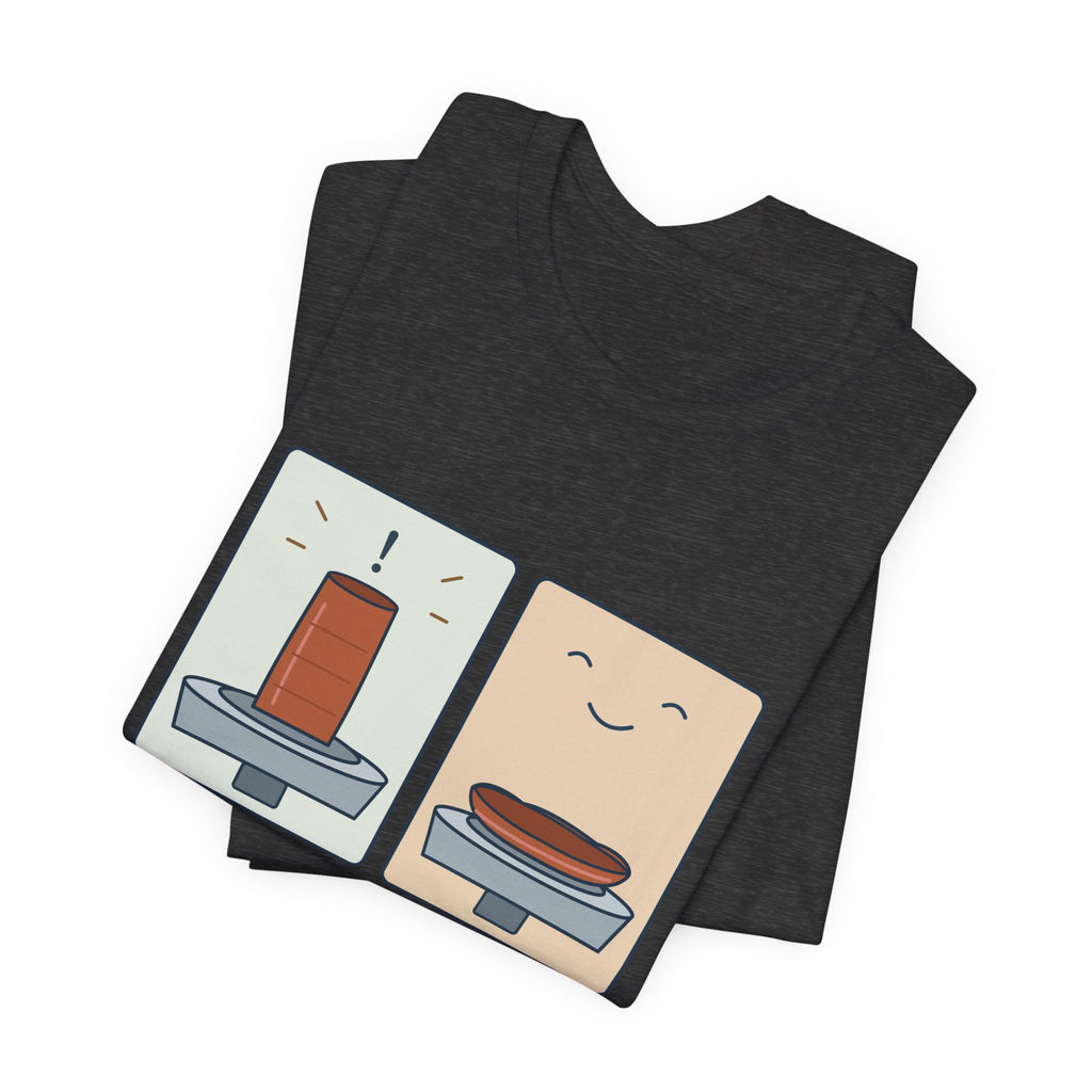 Pottery T-Shirt - It Was a Vase, Now It's a Bowl Funny Wheel Throwing Potter Tee