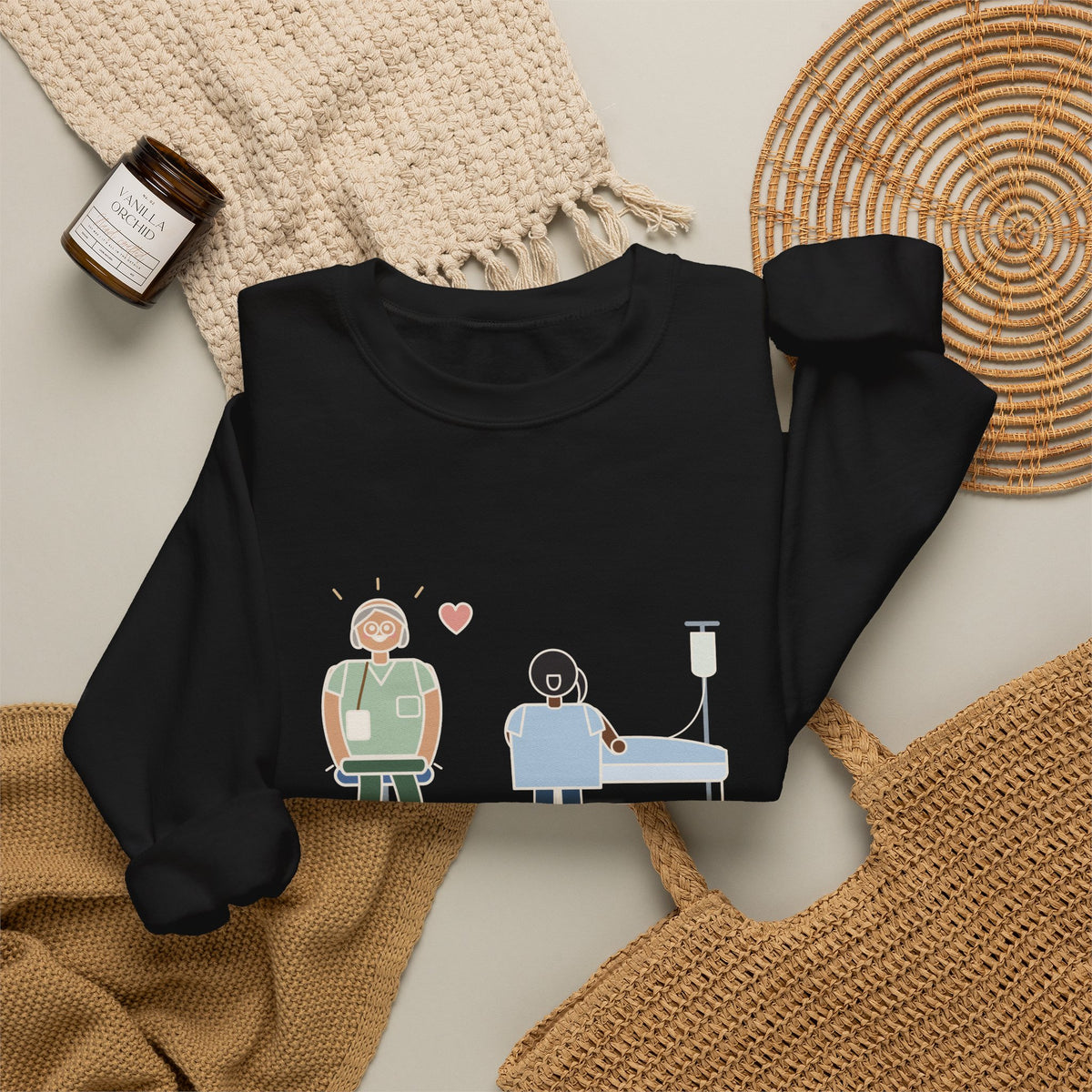 Preceptor Crewneck Sweatshirt - Sitting on My Hands. You've Got This. Nurse Mentor Gift
