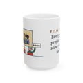 Large 15oz Film Studies Teacher Mug - Slow-Motion Walk Group Project Media Teacher Gift