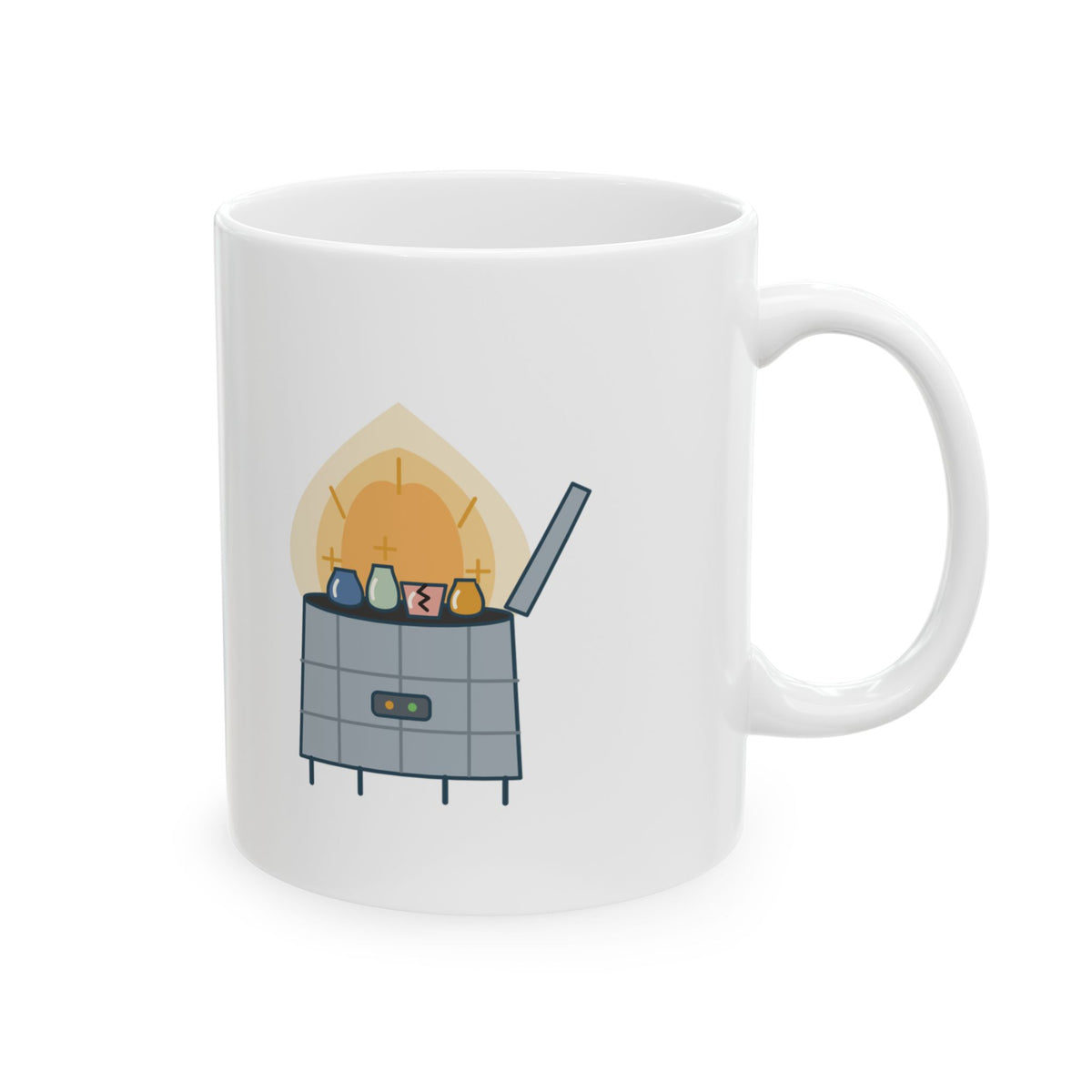 High School Ceramics Teacher Coffee Mug - Kiln Opening Suspense