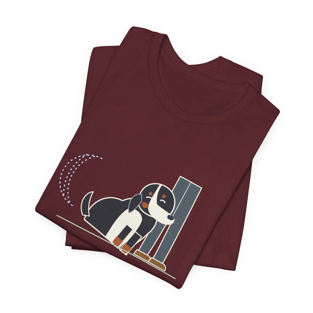 Bernese Mountain Dog T-Shirt - Lean Incoming Funny Berner Lean Tee