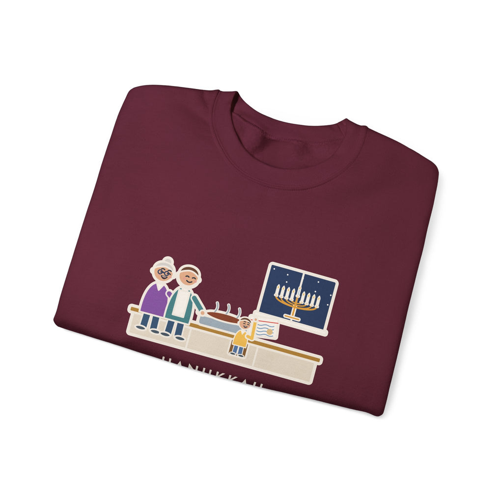 Hanukkah Brisket Sweatshirt, Grandma's Recipe, Three Generations, the Same Index Card, Funny Recipe Card Crewneck