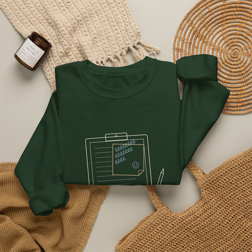 Substitute Teacher Crewneck Sweatshirt - Your Teacher Doesn't Let You Do That