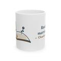 Brontë Quote Mug, Reader, I Married Him, Wedding Letter and Ring Coffee Mug 11oz