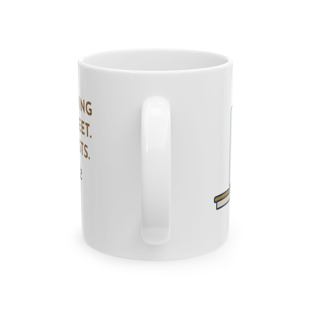 Friendsgiving Mug, Sign-Up Sheet, Eight Guests, Six Wrote Chips, Funny Coffee Mug 11oz