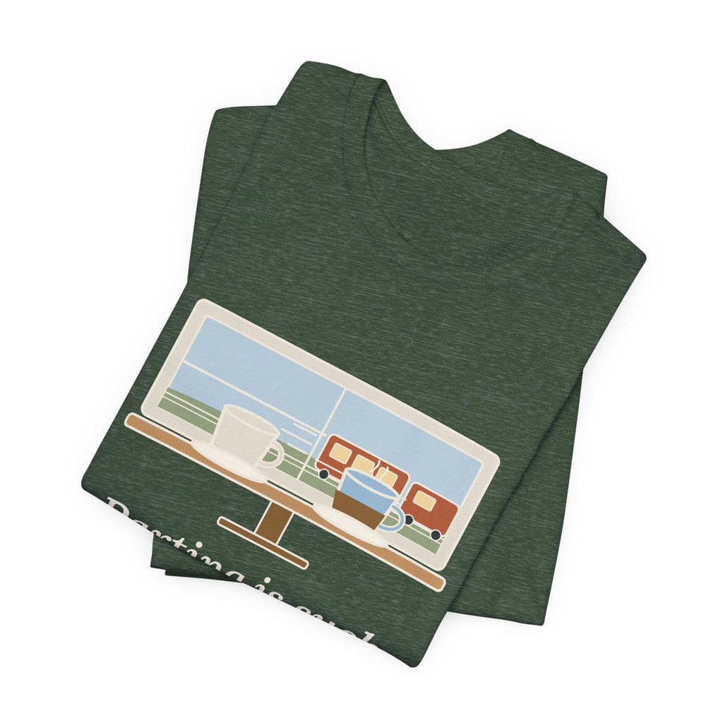 Shakespeare Quote T-Shirt, Parting Is Such Sweet Sorrow, Literary Cafe Window Tee