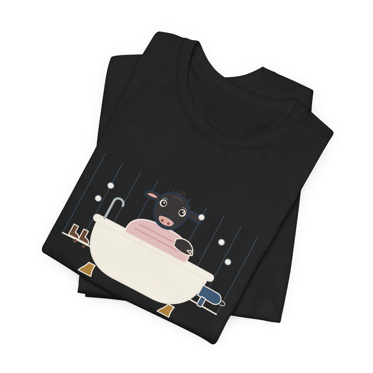 Cattle Rancher T-Shirt - There's a Calf in the Bathtub Again. Calving Season Tee