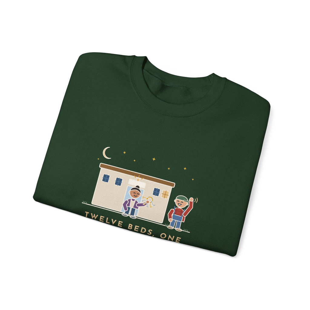 Critical Access Nurse Crewneck Sweatshirt - Twelve Beds, One Night Nurse, I Also Unlock the Door