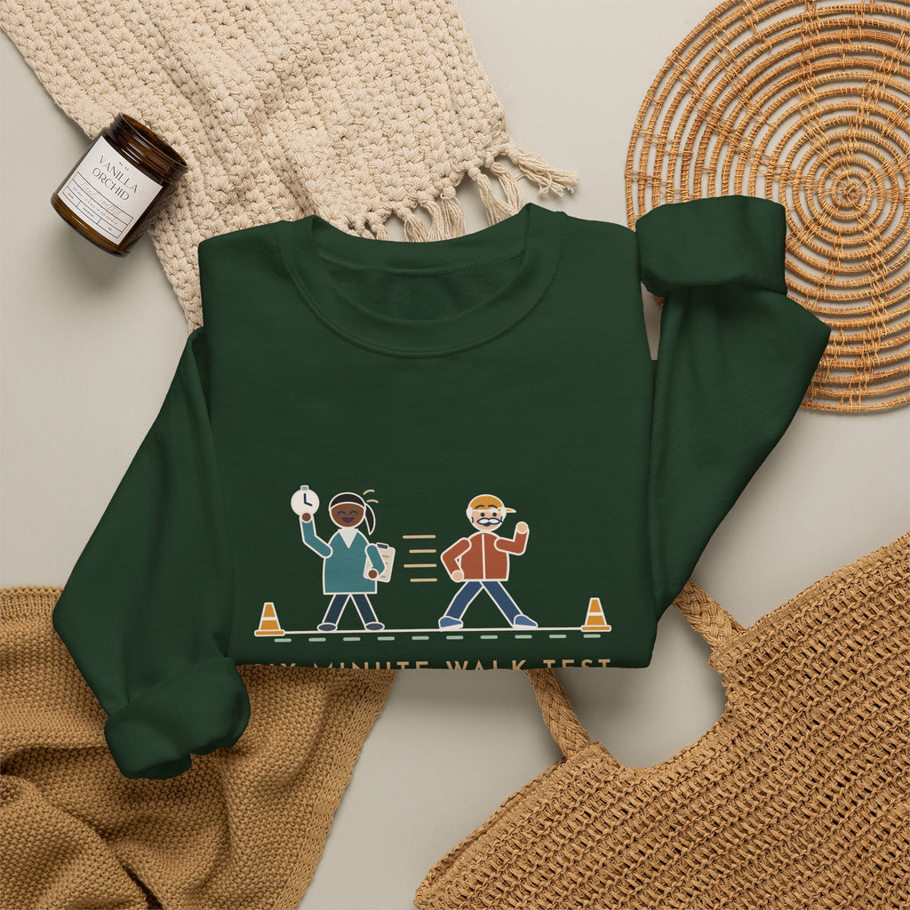 Pulmonary Rehab Nurse Crewneck Sweatshirt - Grandpa Lapped the Nurse