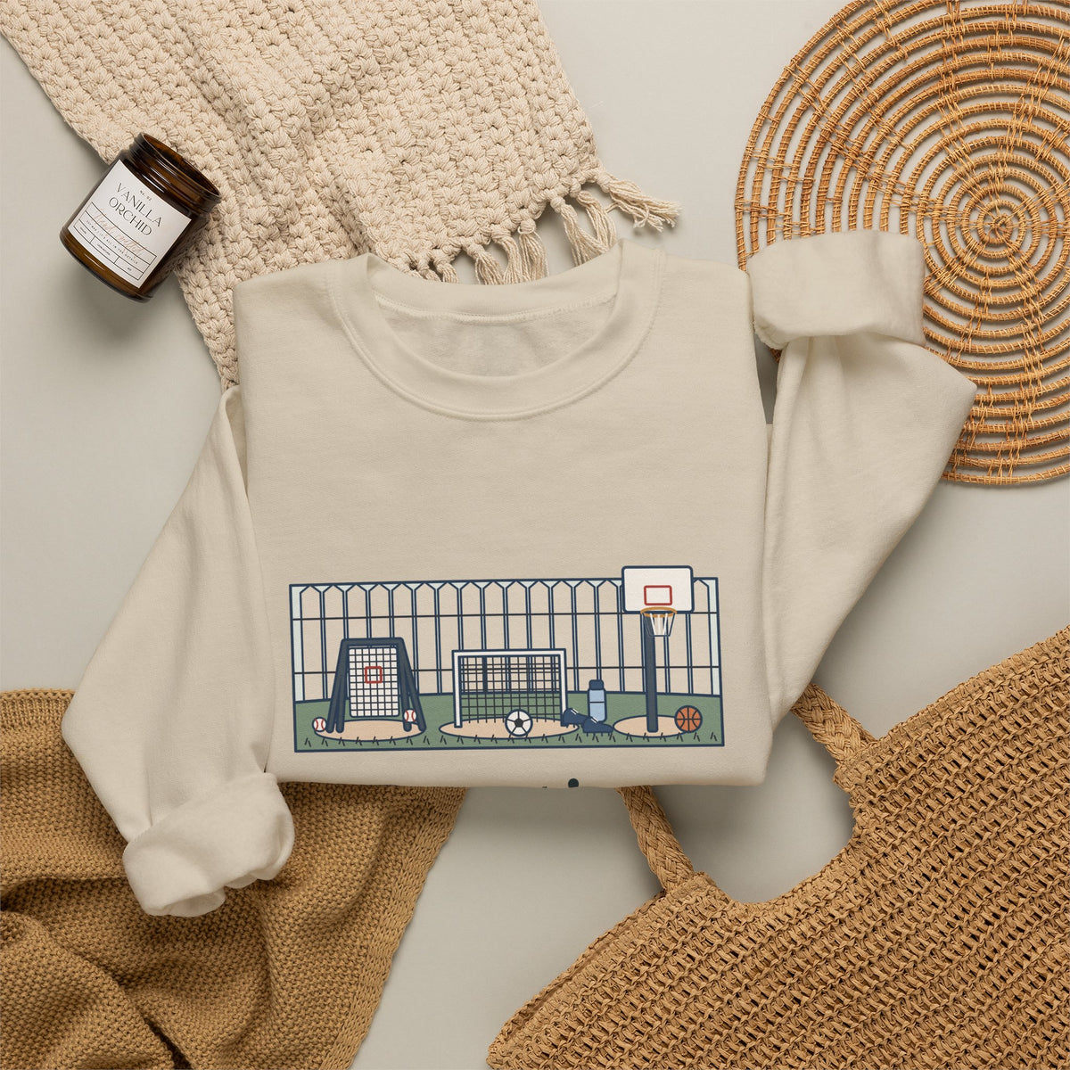 Practice Makes Perfect Sweatshirt, Youth Sports Proverb Crewneck, Backyard Practice