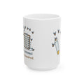 Large 15oz Fruit Fly Mug for a High School Biology Teacher - Census Off by a Few Hundred