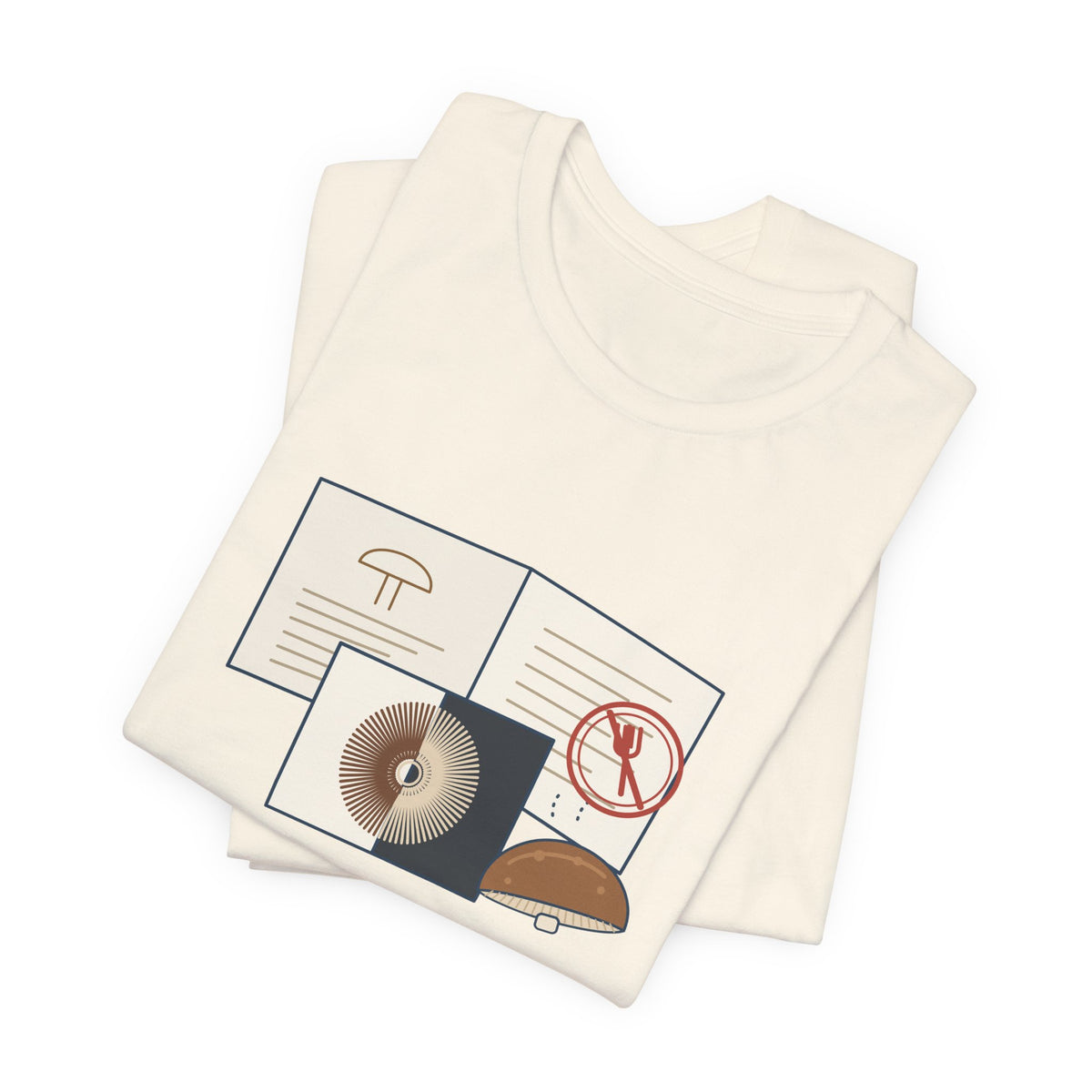 Mushroom T-Shirt - Took a Spore Print. Still Not Eating It. Funny Mycology Tee