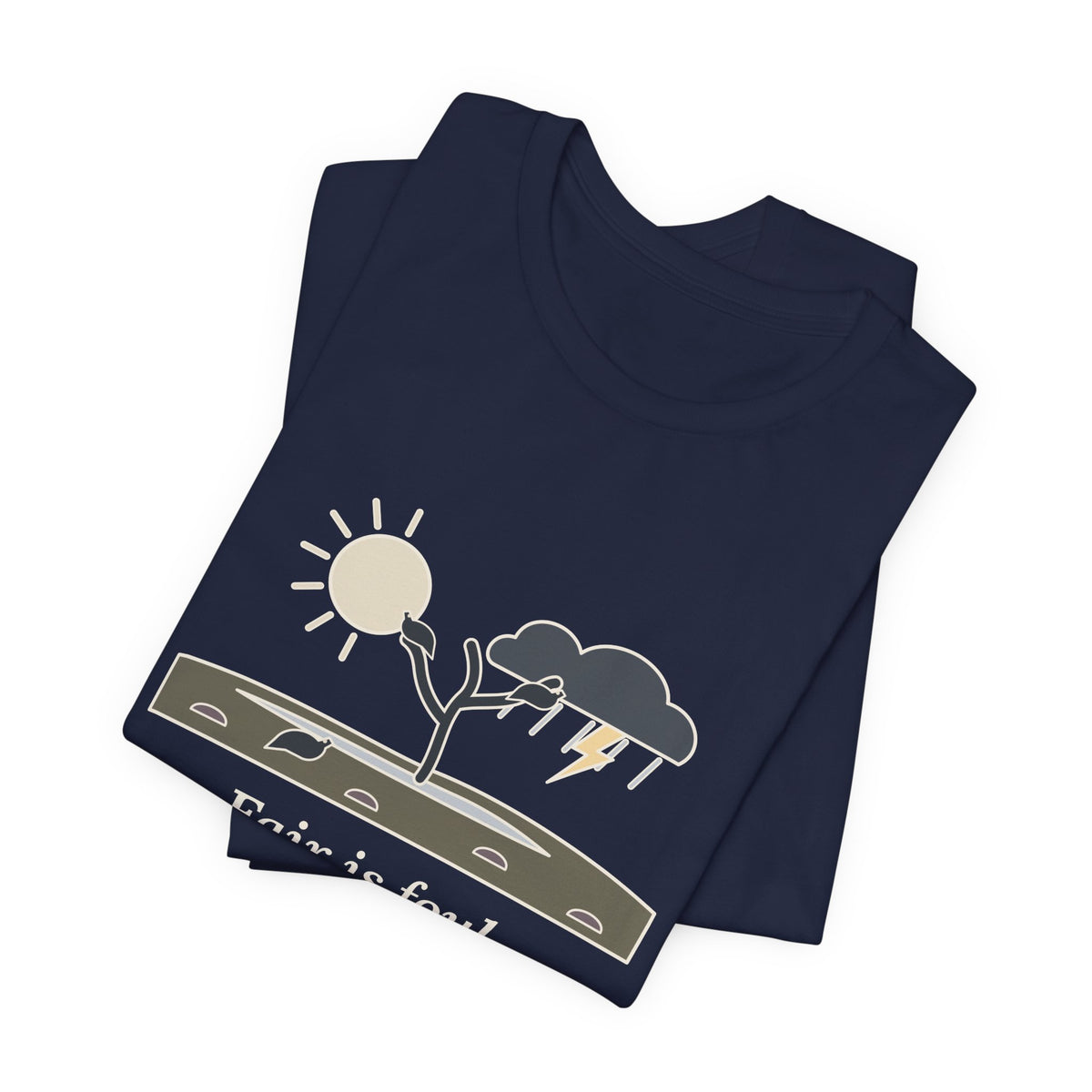 Shakespeare Quote T-Shirt, Fair Is Foul and Foul Is Fair, Gothic Twisted Heath Tree Tee